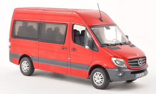 Модель 1:43 Mercedes-Benz Sprinter Bus (facelift) (red)